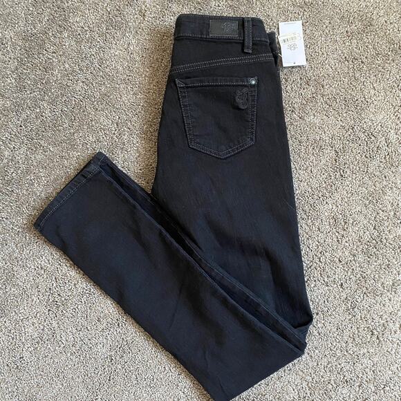 Jessica Simpson Forever Skinny Black Denim Jeans- size 26 - Picture 2 of 5